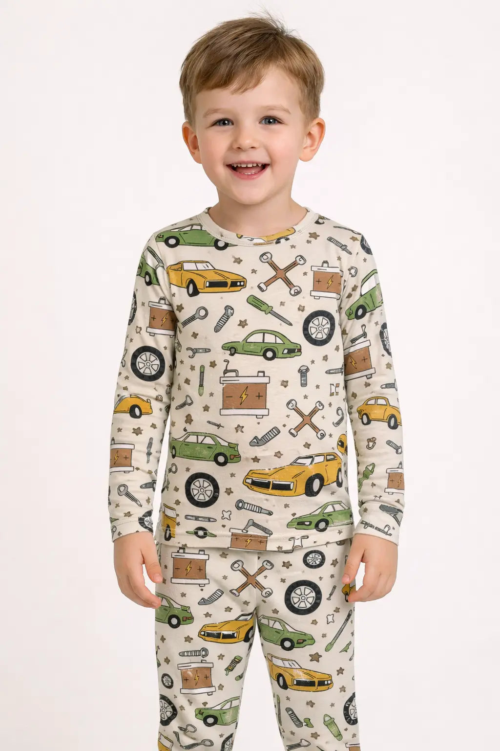 Miller & Co. Mechanic, Bamboo Two Piece Pajama Set - 