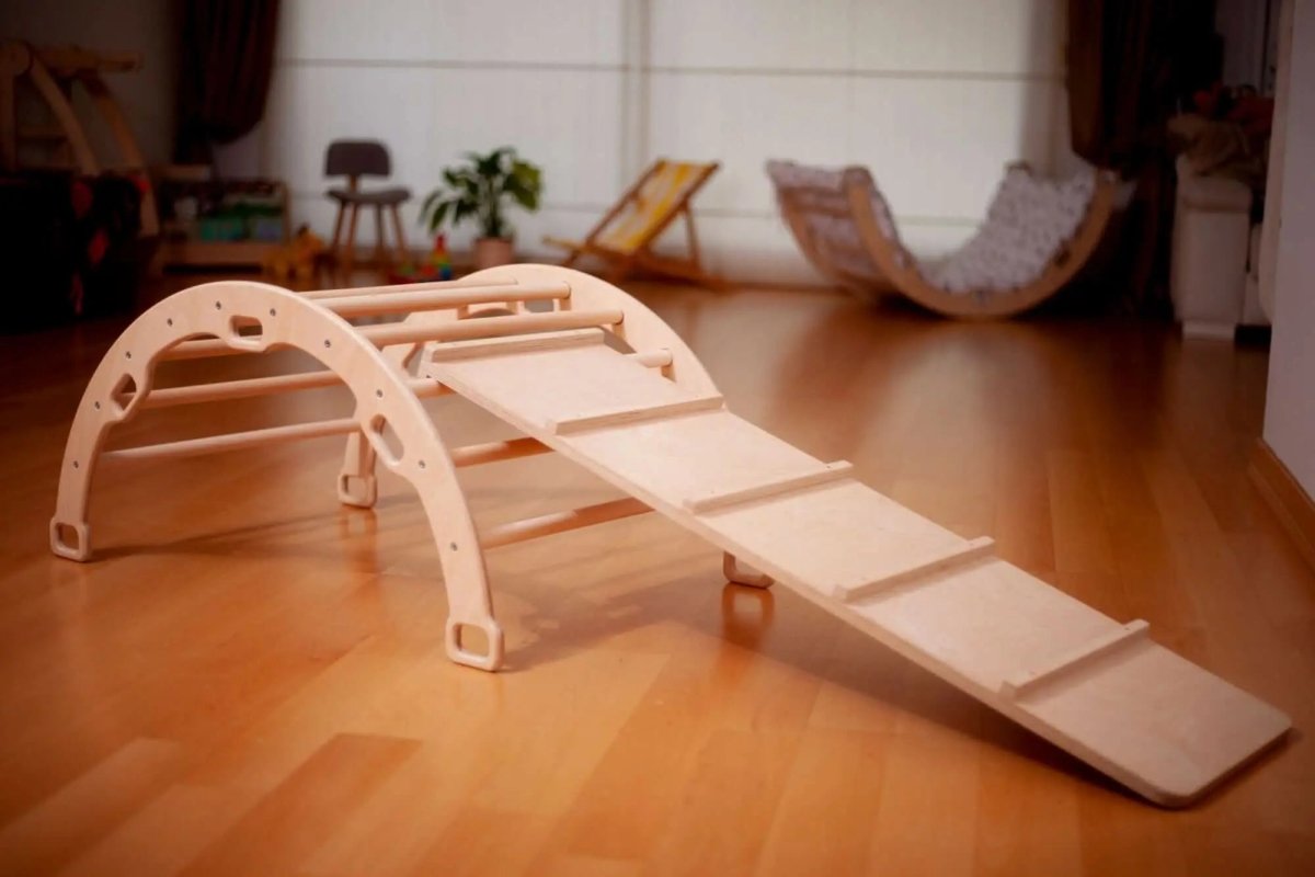 Kidodido Medium Montessori Climbing Arch And Rocker Pillow Ramp Set - Everetts Place Boutique - 