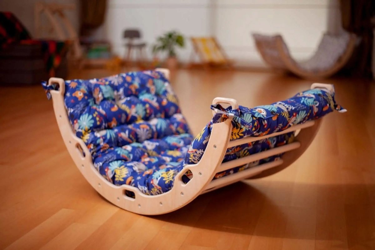 Kidodido Medium Montessori Climbing Arch And Rocker Pillow Ramp Set - Everetts Place Boutique - 