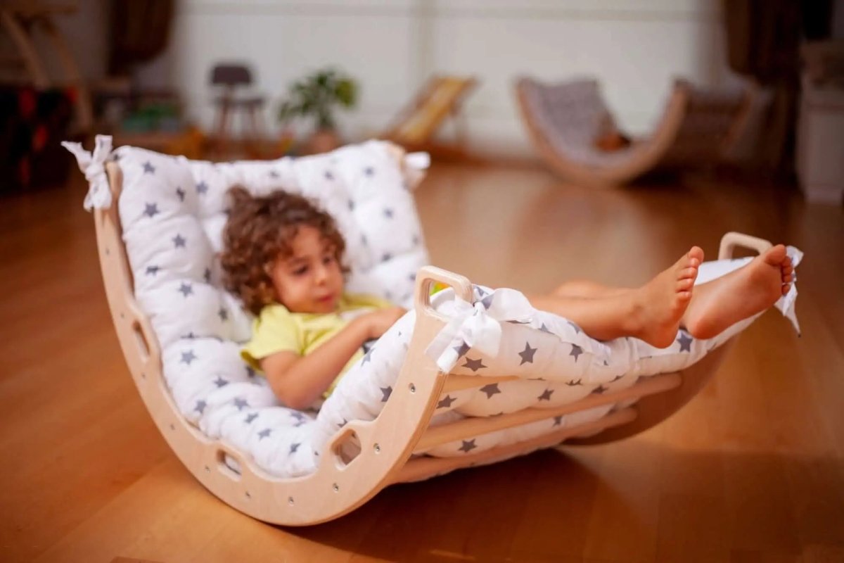 Kidodido Medium Montessori Climbing Arch And Rocker Pillow Ramp Set - Everetts Place Boutique - 