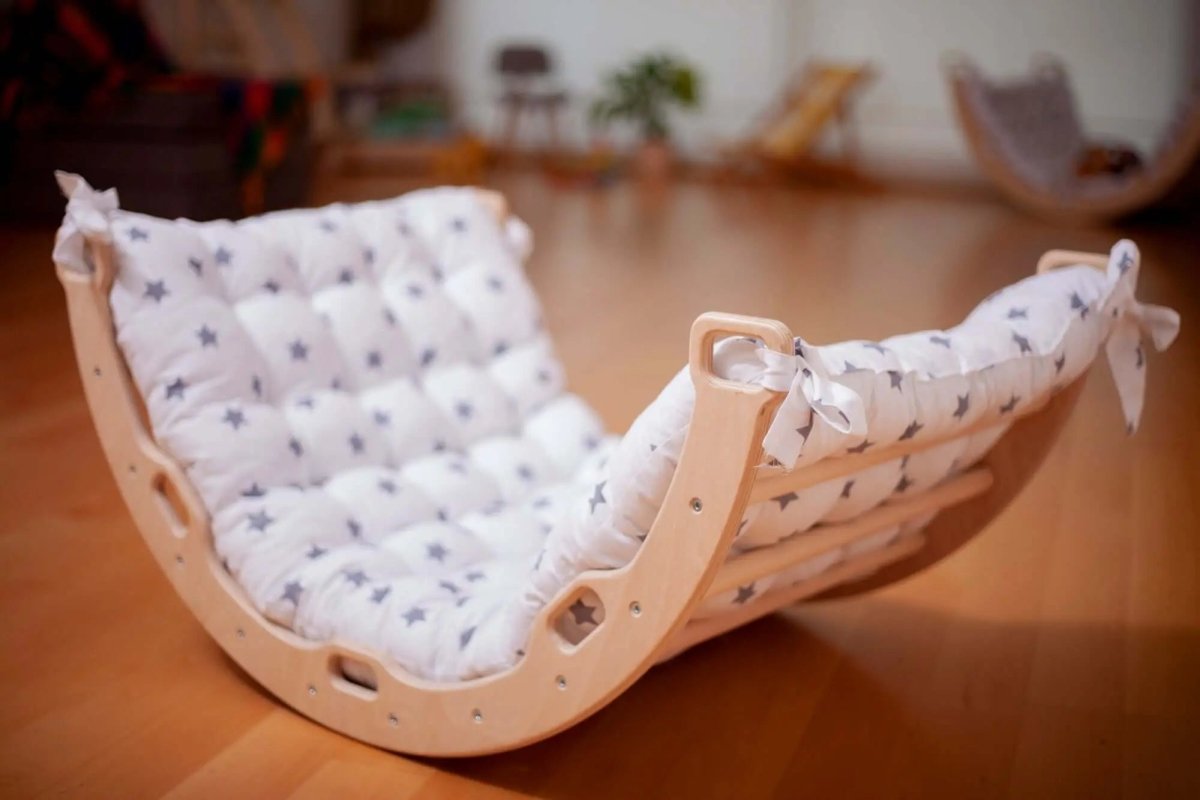 Kidodido Medium Montessori Climbing Arch And Rocker Pillow Ramp Set - Everetts Place Boutique - 