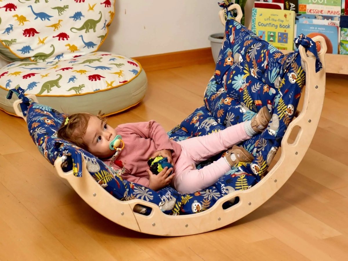 Kidodido Medium Montessori Climbing Arch And Rocker Pillow Ramp Set - Everetts Place Boutique - 