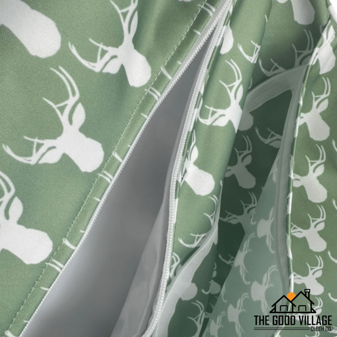 The Good Village Cloth Co. Medium Wetbag | Antlers - 