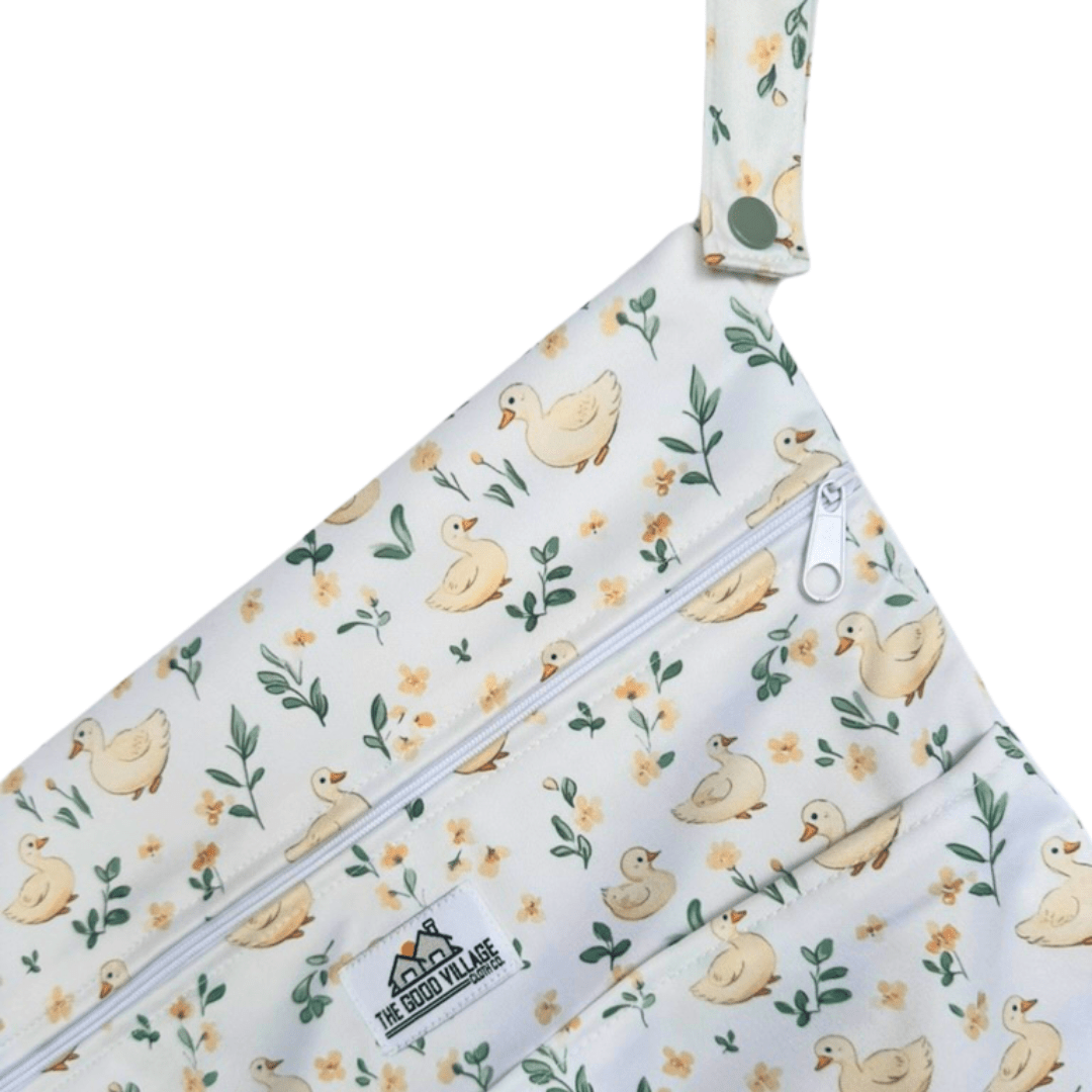 The Good Village Cloth Co. Medium Wetbag | Duckies - 