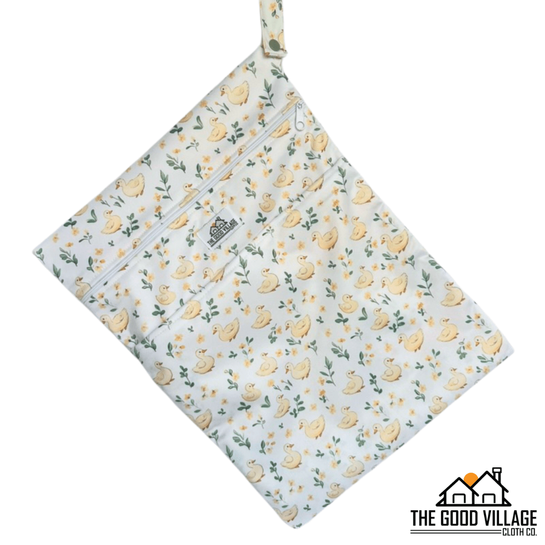 The Good Village Cloth Co. Medium Wetbag | Duckies - 