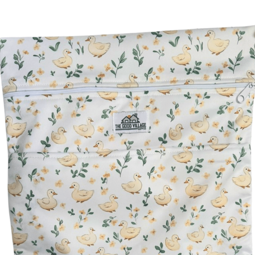 The Good Village Cloth Co. Medium Wetbag | Duckies - 