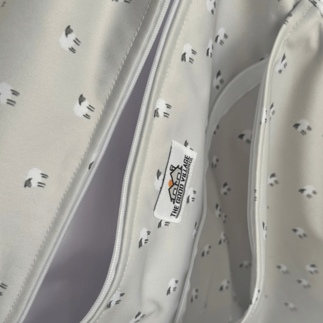 The Good Village Cloth Co. Medium Wetbag | Sheep Tofu - 