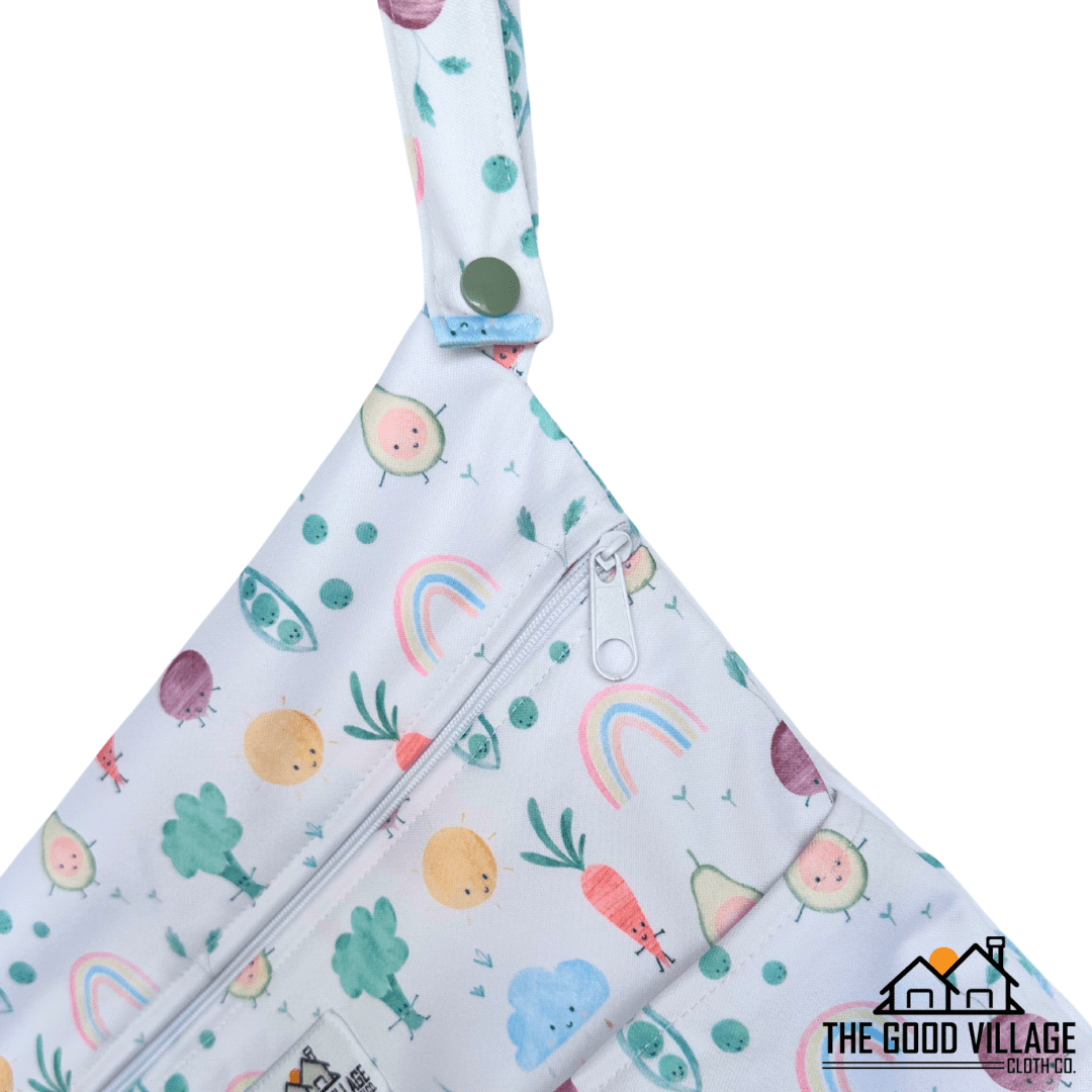 The Good Village Cloth Co. Medium Wetbag | Veggies - 