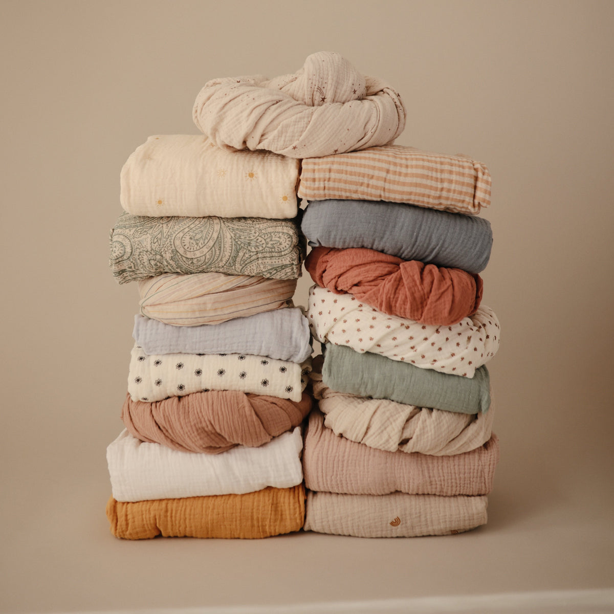 Mini Muslin Crib Sheet by Mushie