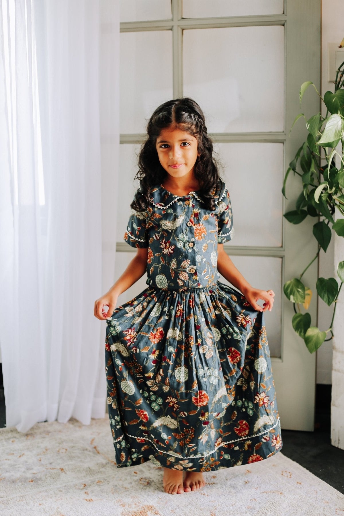 Cotton Dress, Meera Lehenga by Bestaroo