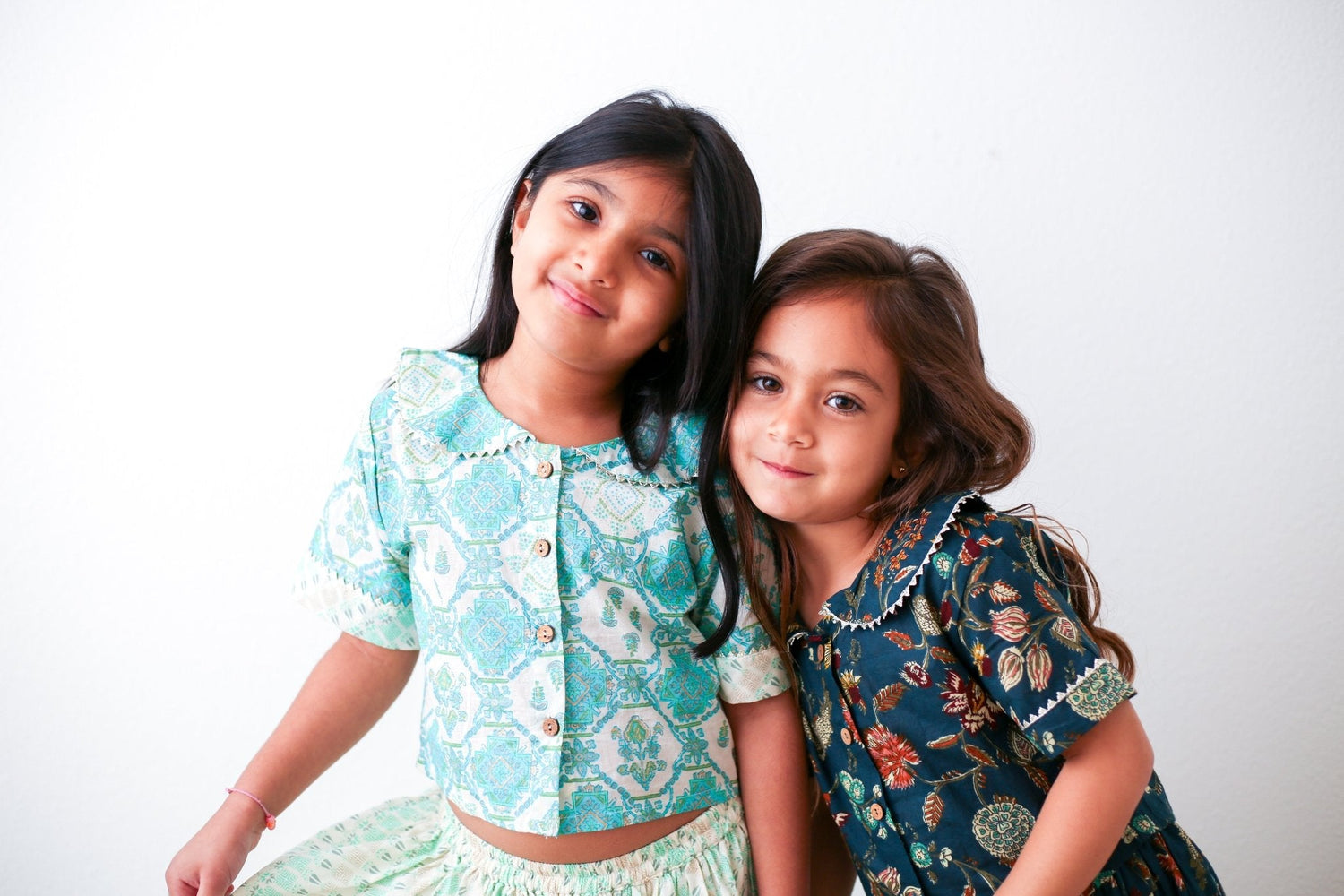 Cotton Two-Piece Set, Meera Lehenga