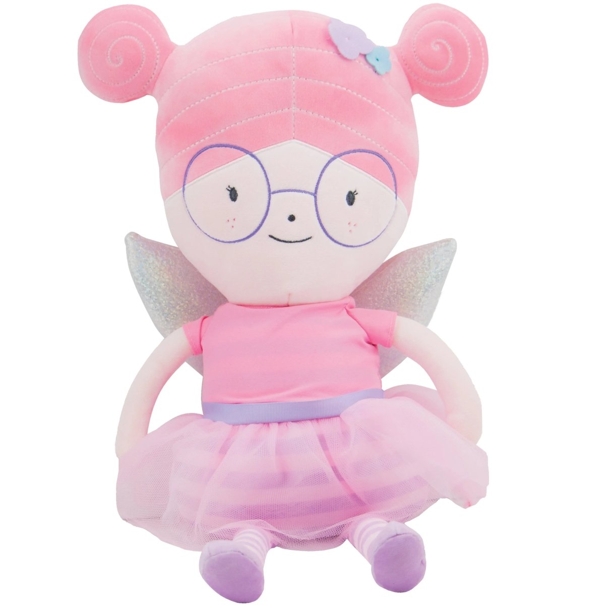 Meg Fairy Plush Doll with Dress/Wings - Pink, Toy, Fictional character, Doll, Happiness | Everetts Place