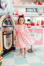 Mila & Rose ® Melt My Heart 3/4 Sleeve Ruffle Twirl Dress - 