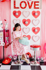 Mila & Rose ® Melt My Heart 3/4 Sleeve Ruffle Twirl Dress - 