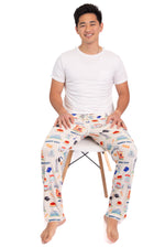 Windy City Chicago Bamboo Pajama Pants | Soft Chicago Skyline Lounge Pants for Men by Rayn’s Tiny Stitches
