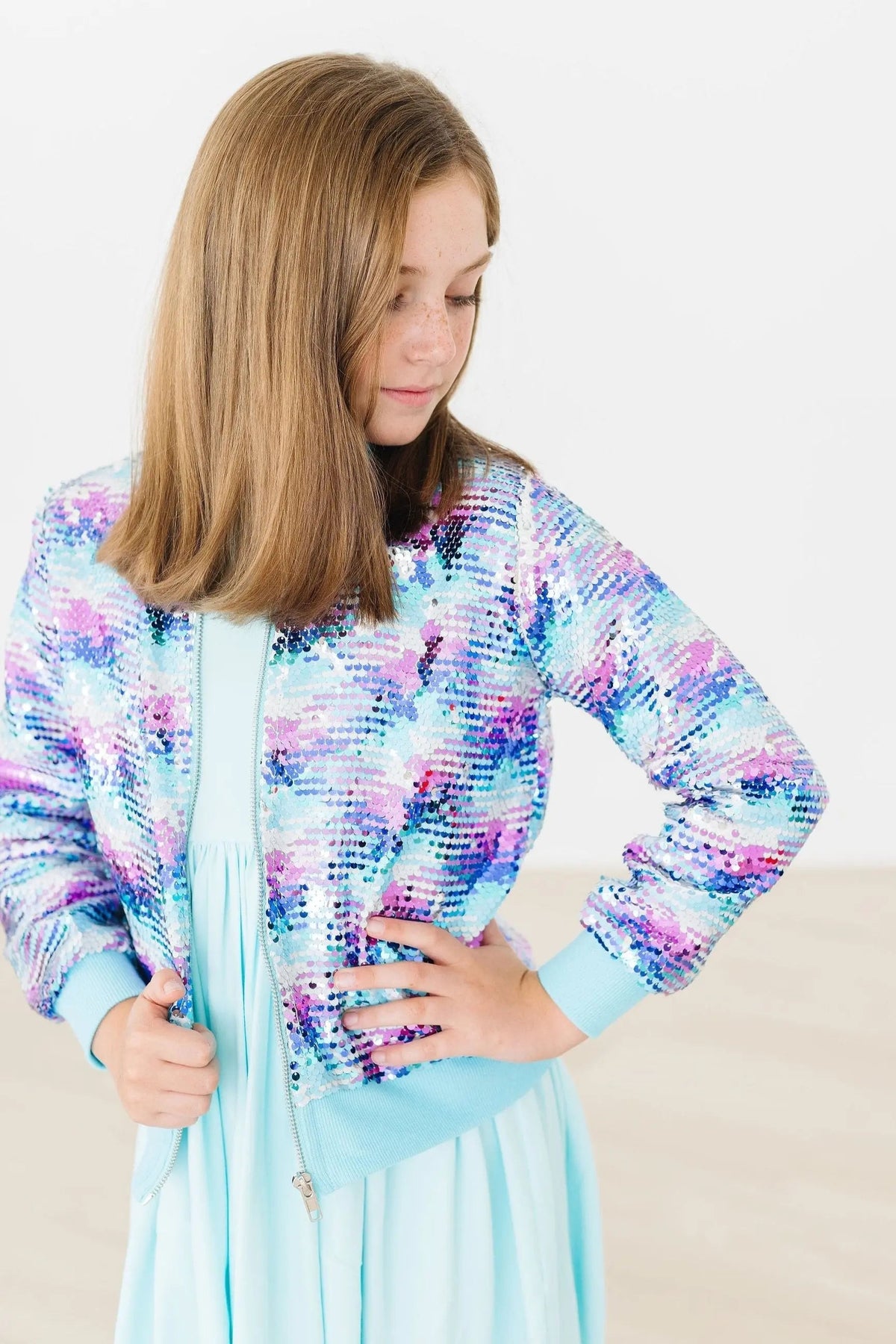 Mila & Rose ® Mermaid Flip Sequin Jacket - 