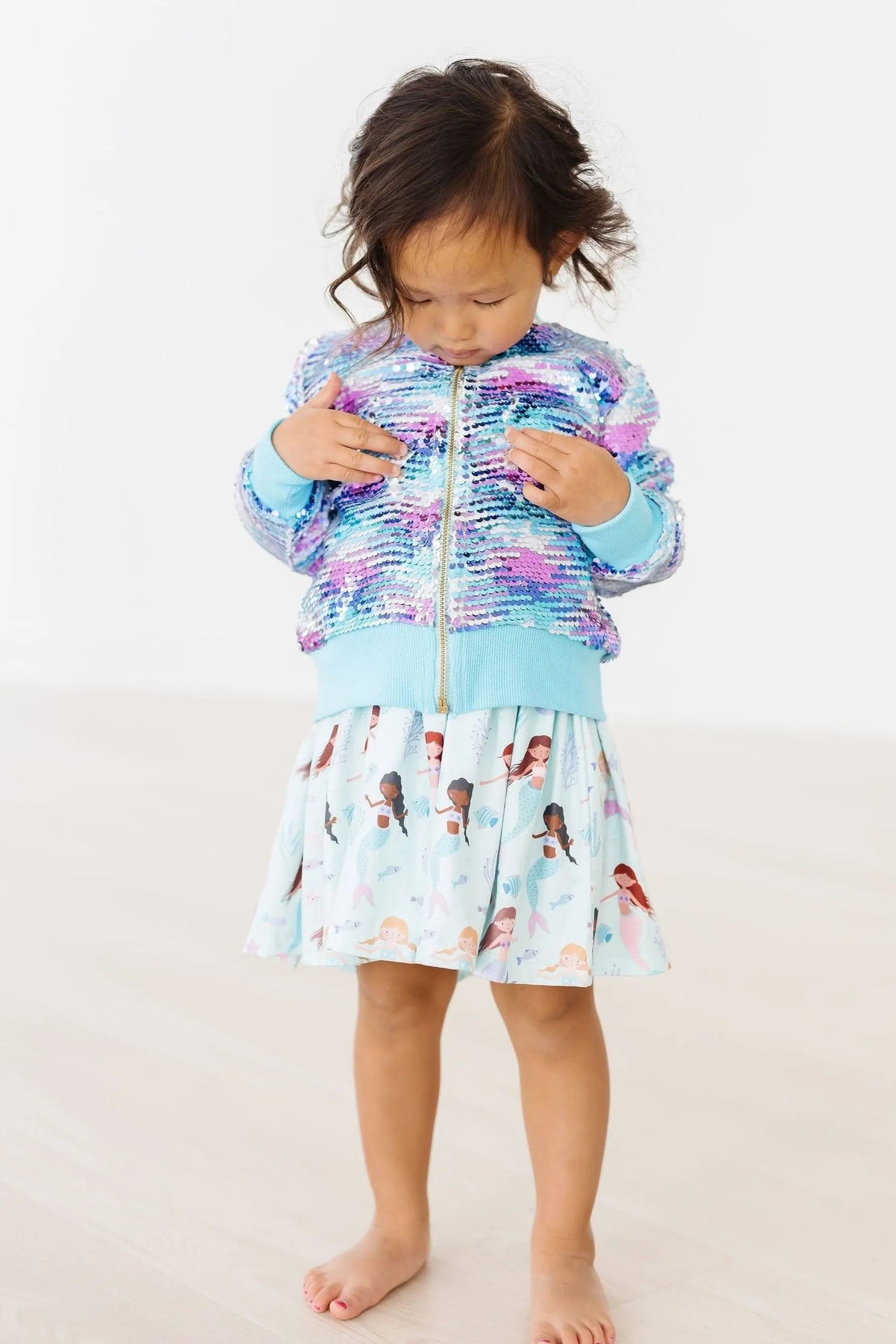 Mila & Rose ® Mermaid Flip Sequin Jacket - 