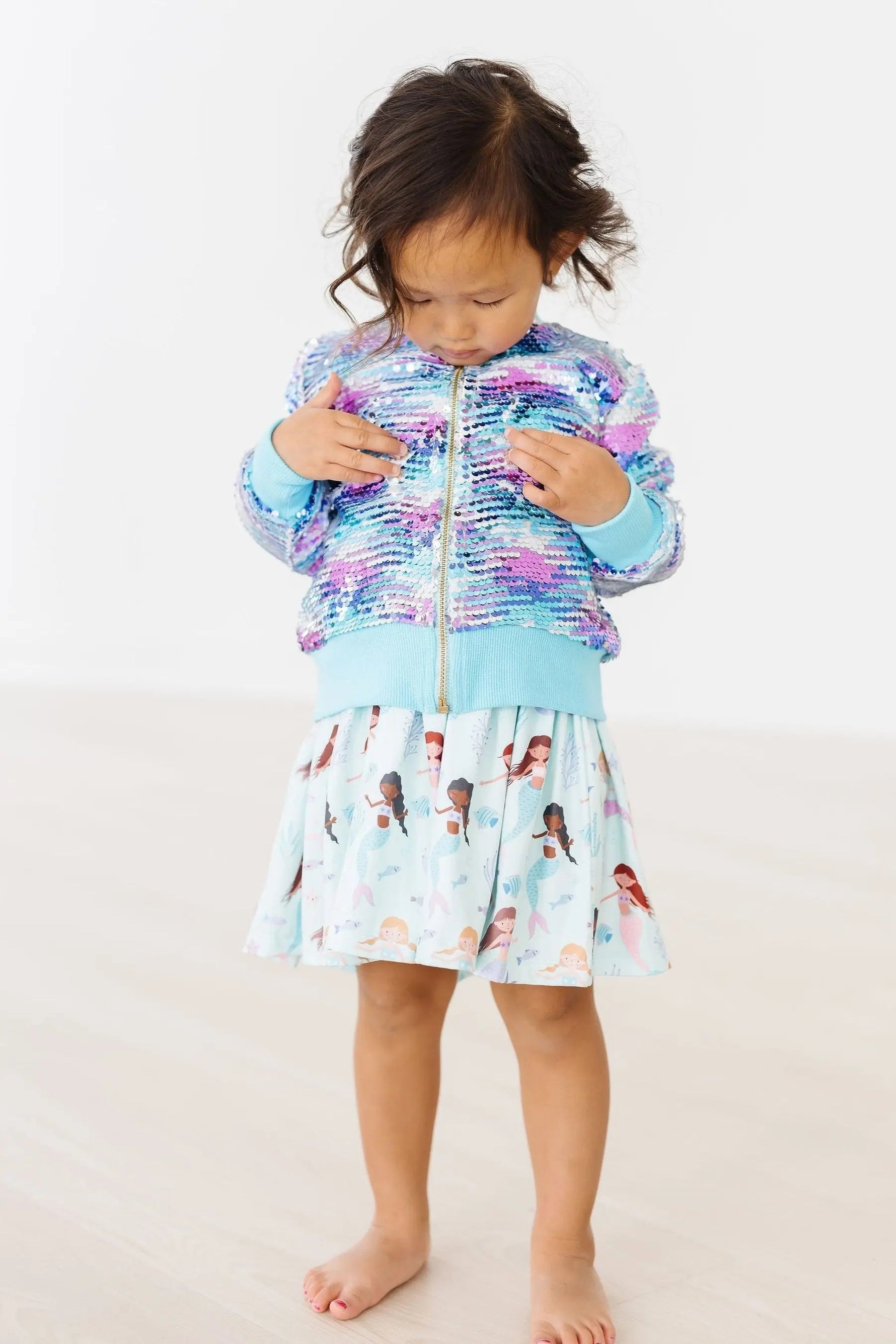 Mila & Rose ® Mermaid Flip Sequin Jacket - 