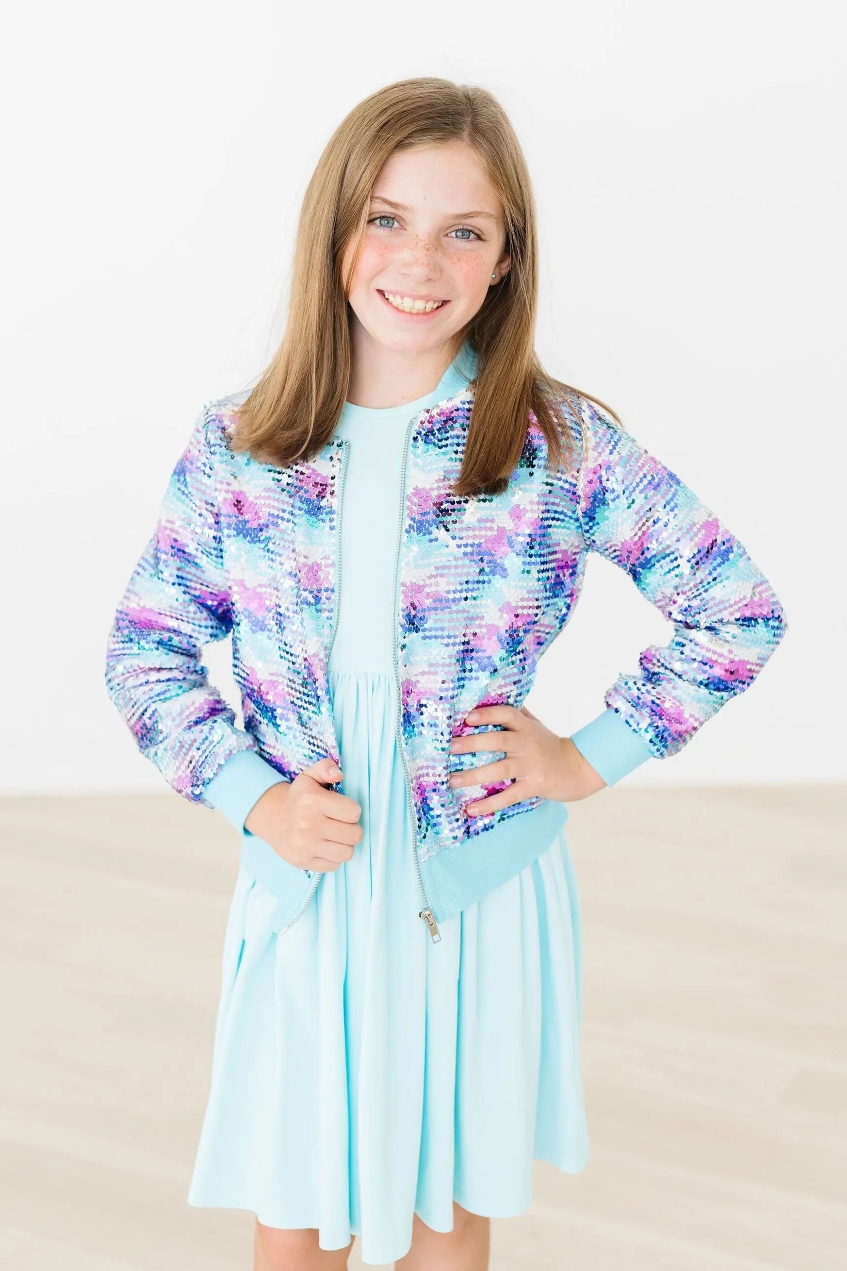 Mila & Rose ® Mermaid Flip Sequin Jacket - 