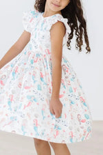 Mila & Rose ® Mermaid Friends Flutter Sleeve Twirl Dress - 
