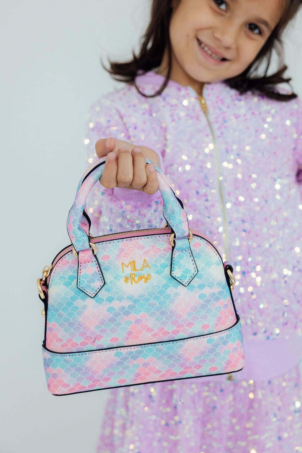 Mila & Rose ® Mermaid Glitter Crossbody Purse For Girls Mila And Rose - 