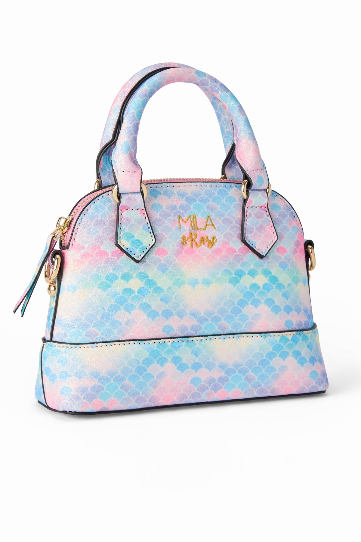 Mermaid Glitter Girl's Crossbody Purse - Bag, Pink, Shoulder Bag, Strap, Leather | Everetts Place