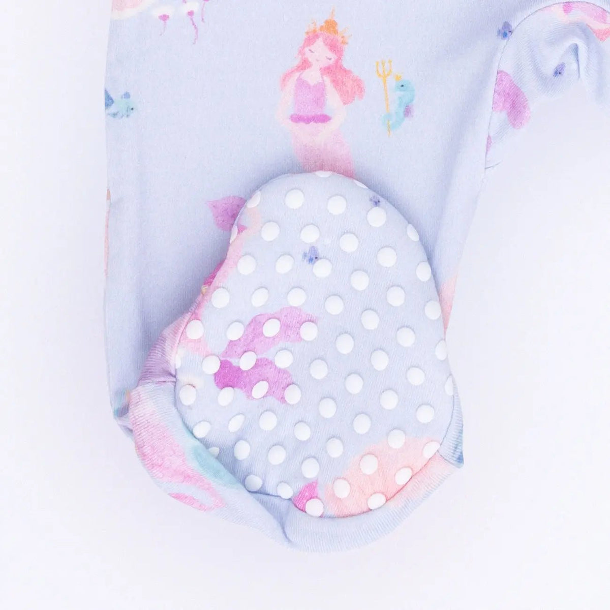 Angel Dear Mermaid Princesses - 2 Way Ruffle Back Zipper Footie - 