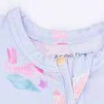 Angel Dear Mermaid Princesses - 2 Way Ruffle Back Zipper Footie - 