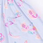 Angel Dear Mermaid Princesses - Twirly Short Sleeve Dress - 