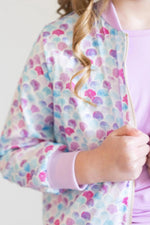 Mila & Rose ® Mermaid Scales Satin Jacket - 
