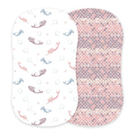 Newcastle Classics Premium Bamboo Changing Pad Cover with Soft Texture for Baby Girls - Baby & Toddler > Diapering > Changing Mat & Tray Covers > Diaper Changing Pad Covers Bamboo Bassinet Sheet