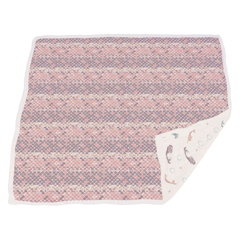 Mermaids and ScalesIndulge in the luxurious comfort of this four-layer, 100% natural bamboo muslin blanket. Its soft, breathable fabric is made from natural bamboo fibers, making it peEveretts Place: Online Boutique 