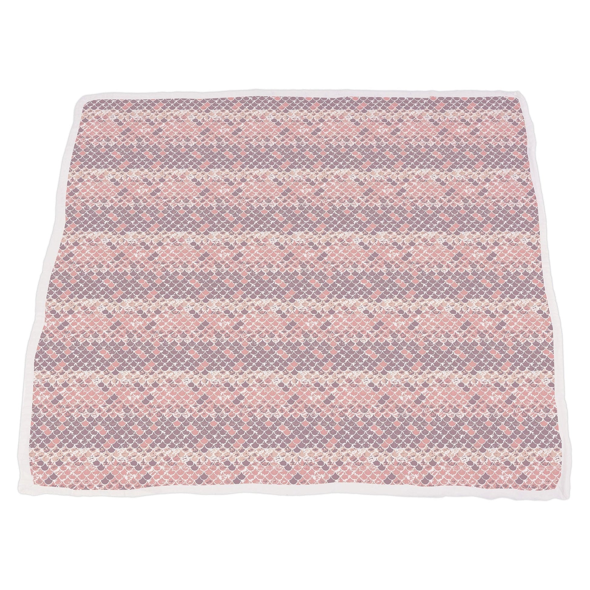 Mermaids And Scales Bamboo Muslin Blanket 100 Percent Natural Soft And Breathable 47 Inch By 47 Inch Newcastle Classics