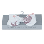 Newcastle Classics Mermaids Bamboo Baby Headband with Eco - Friendly Fabric for Little Girls - 