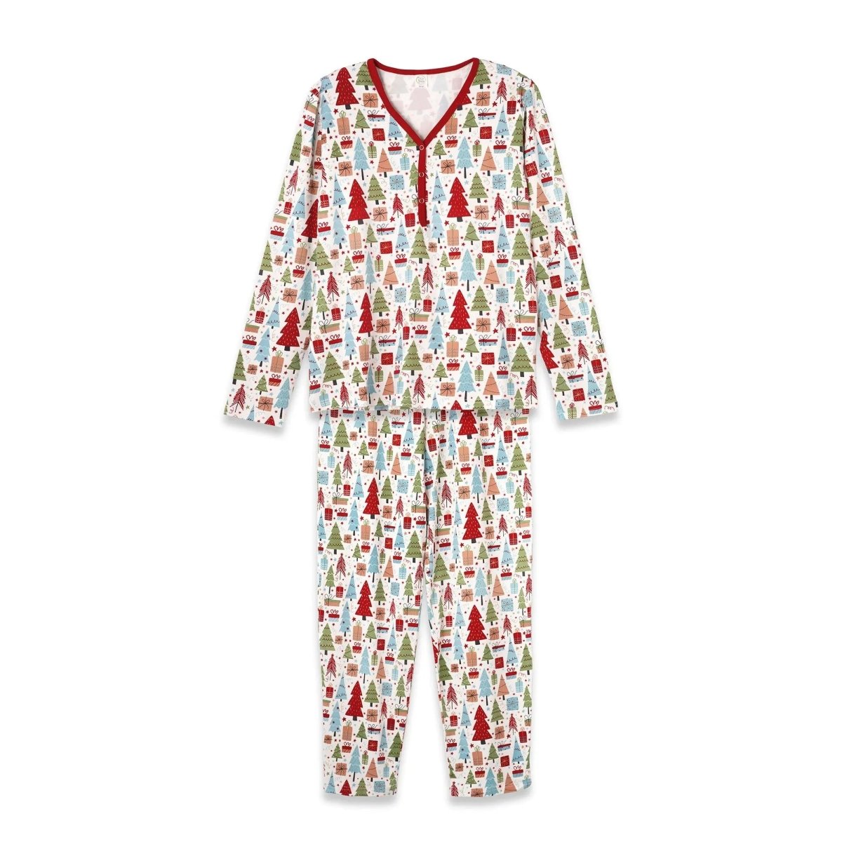 Tesa Babe Merry Christmas Bamboo Pajama Set For Women Family Matching - Everetts Place Boutique - 