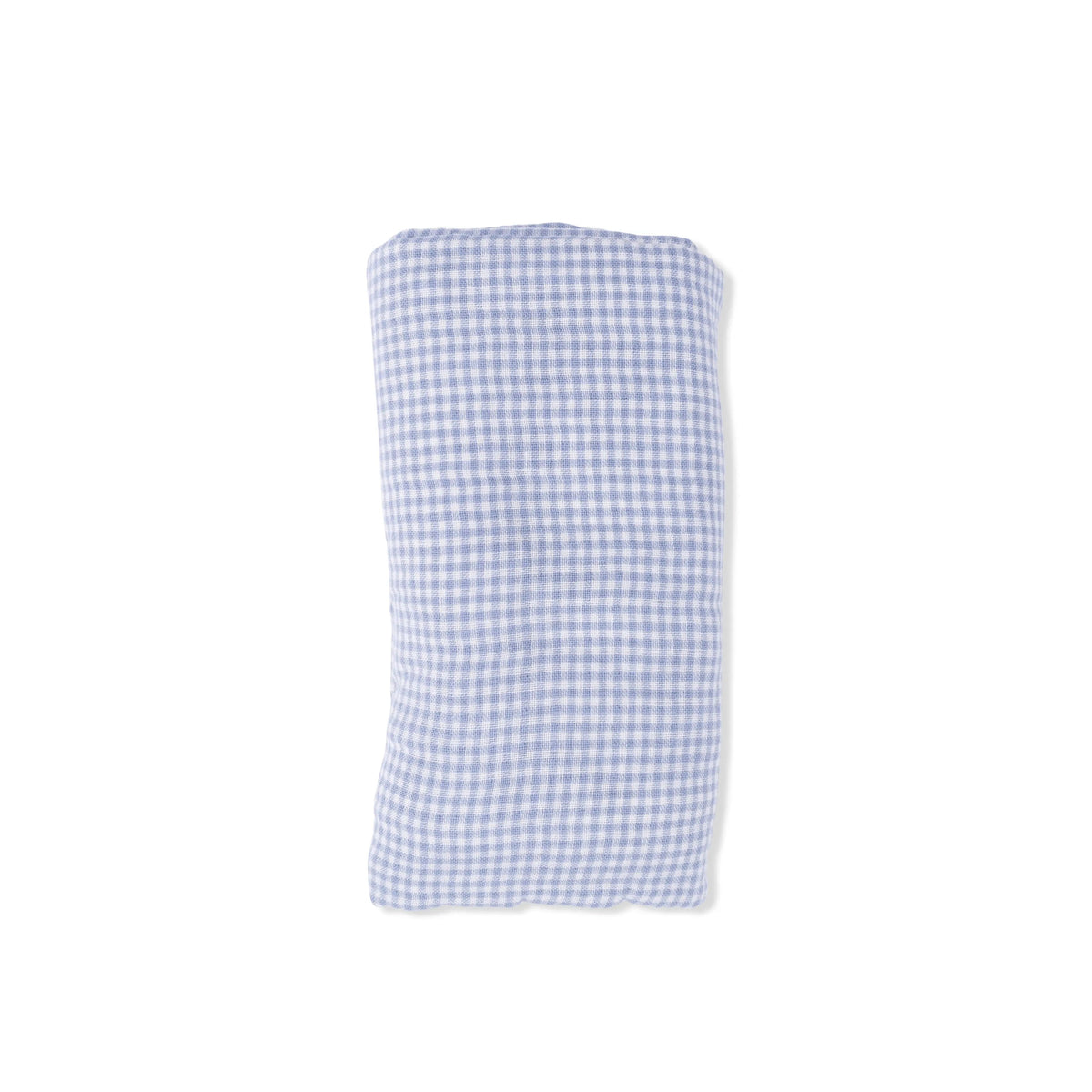 Angel Dear Micro Gingham Blue Blizzard - Swaddle Blanket - 