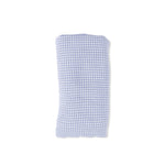 Angel Dear Micro Gingham Blue Blizzard - Swaddle Blanket - 