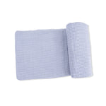 Angel Dear Micro Gingham Blue Blizzard - Swaddle Blanket - 