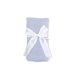 Angel Dear Micro Gingham Blue Blizzard - Swaddle Blanket - 