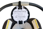 Three Little Tots Micro Preemie No Touching Car Seat Sign Tag - 