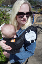 Three Little Tots Micro Preemie No Touching Car Seat Sign Tag - 