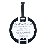 Three Little Tots Micro Preemie No Touching Car Seat Sign Tag - 