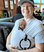 Three Little Tots Micro Preemie No Touching Car Seat Sign Tag - 