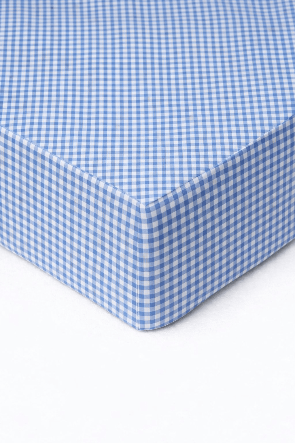 Little Mae & Co Midnight Blue Gingham Crib SheetEveretts Place