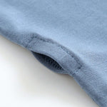 Luxie Charm Midnight Blue Zippered Baby Romper - Everetts Place Boutique - 