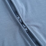 Luxie Charm Midnight Blue Zippered Baby Romper - Everetts Place Boutique - 