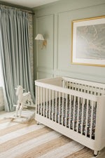 Mebie Baby Midnight Floral Muslin Crib SheetEveretts Place