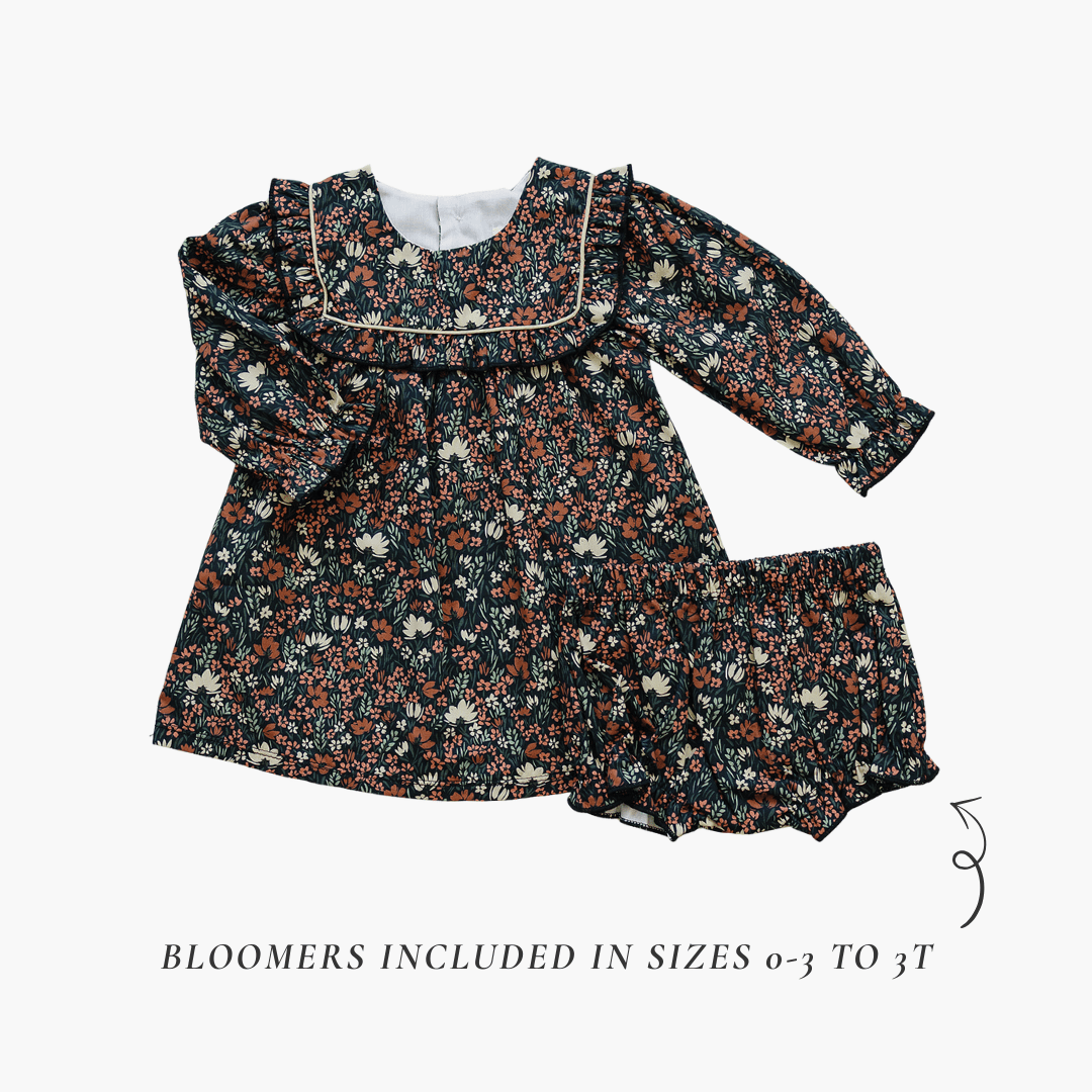 Mebie Baby Midnight Meadow Dress - 