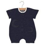 Newcastle Classics Midnight Moon Bamboo Mini Romper with Breathable Fabric for Babies - Apparel & Accessories > Clothing > Baby & Toddler Clothing > Baby One-Pieces Clothing