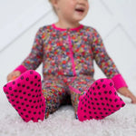 Bestaroo Midnight Petals Bamboo Viscose Baby Coverall With Two Way Zipper Cozy Sleepwear - 